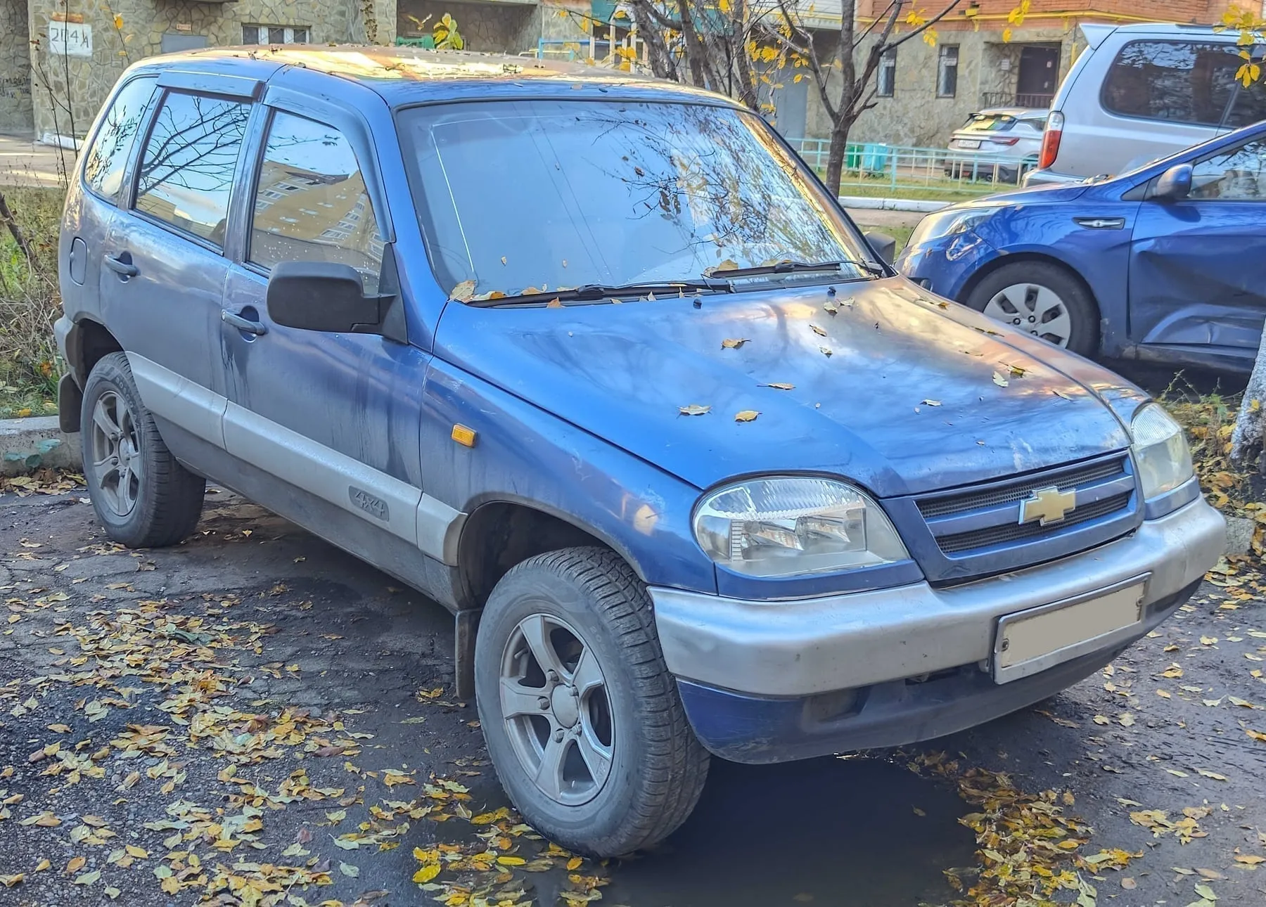 Chevrolet Niva 2006 года после поездки по грунту