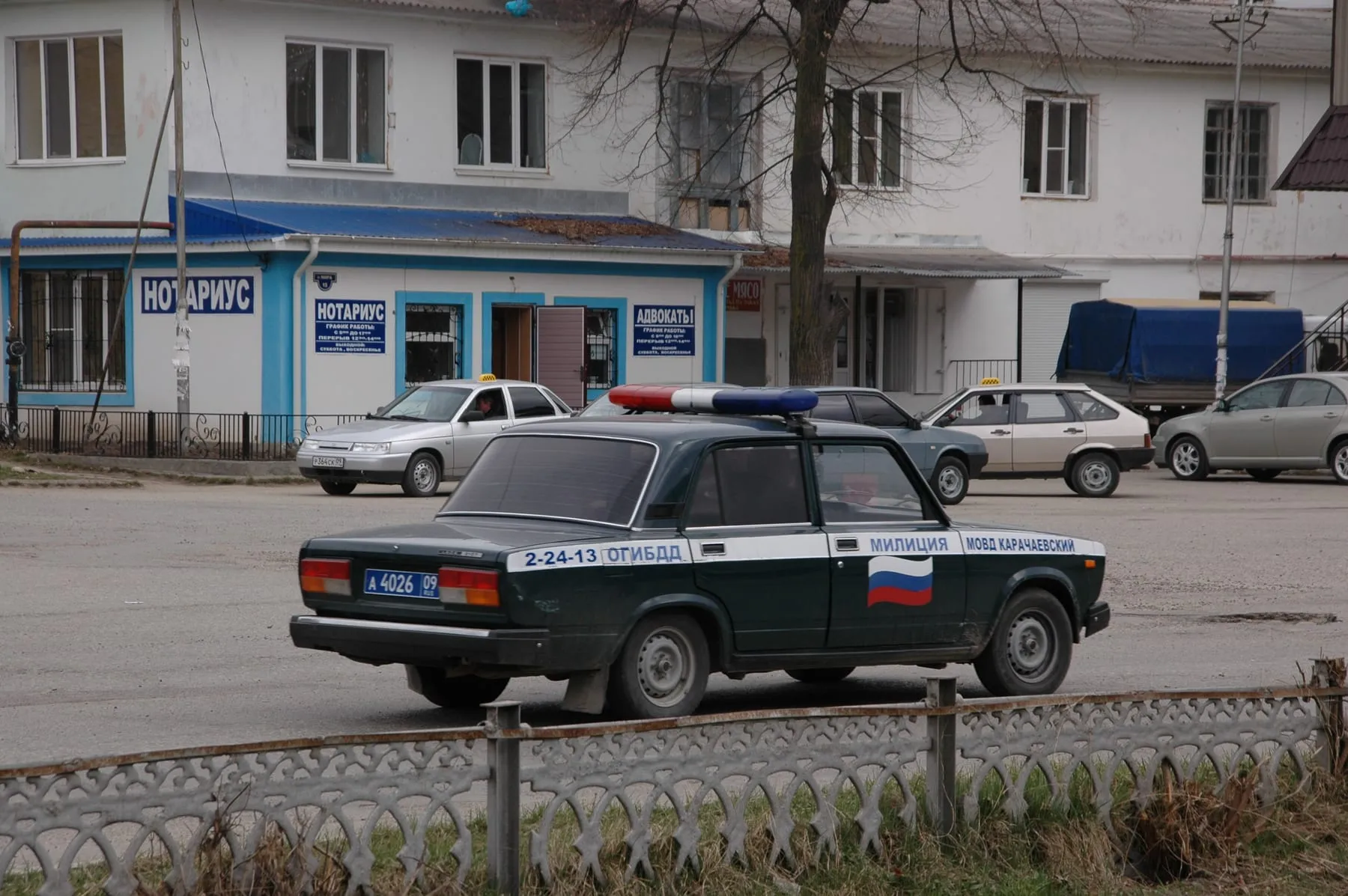 Милицейская «пятёрка» ОГИБДД в Карачаевске