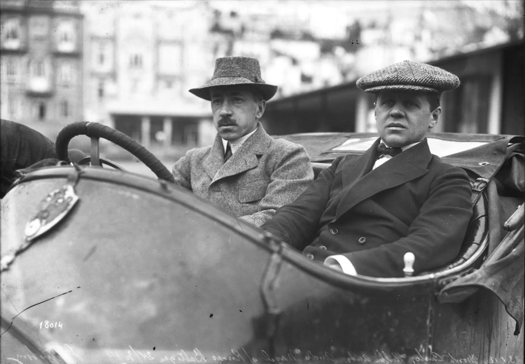 Андрей Нагель на спортивной «Руссо-Балт» С-24/55 на ралли Монте-Карло 1912 года