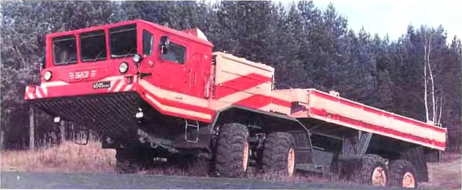 Бортовой БАЗ-69501П, 1988 год