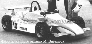 «Эстония-22» с задним антикрылом, конец сезона 1981 года