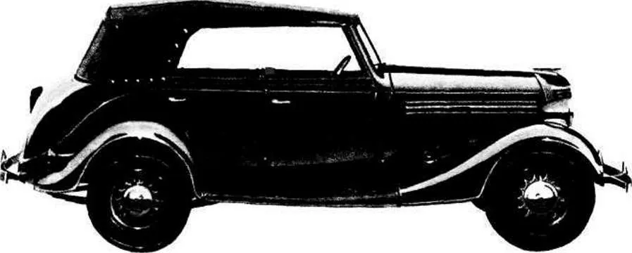 ГАЗ-11-40 — вариант ГАЗ-11-73 с кузовом фаэтон, 1940 год