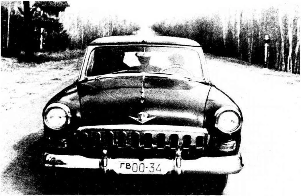 Опытный образец ГАЗ-21, 1955 год