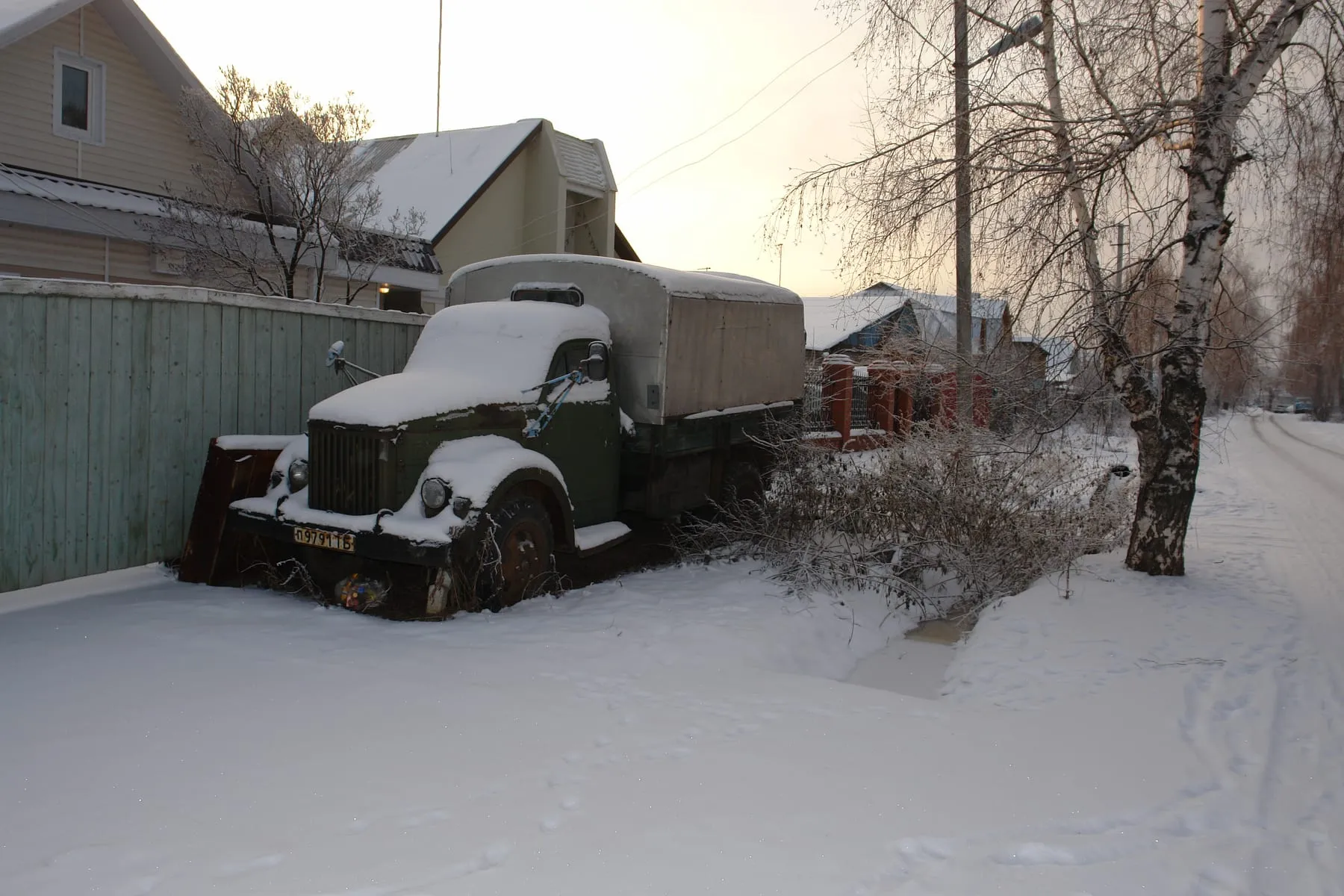 ГАЗ-51 с фургоном в деревне под Казанью, 2009 год