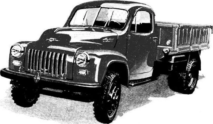 Опытный образец ГАЗ-56, 1958 год