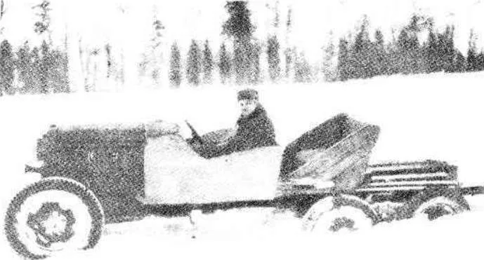 Испытания опытного трёхосного шасси «Форд-АА-НАТИ-30», 1932 год