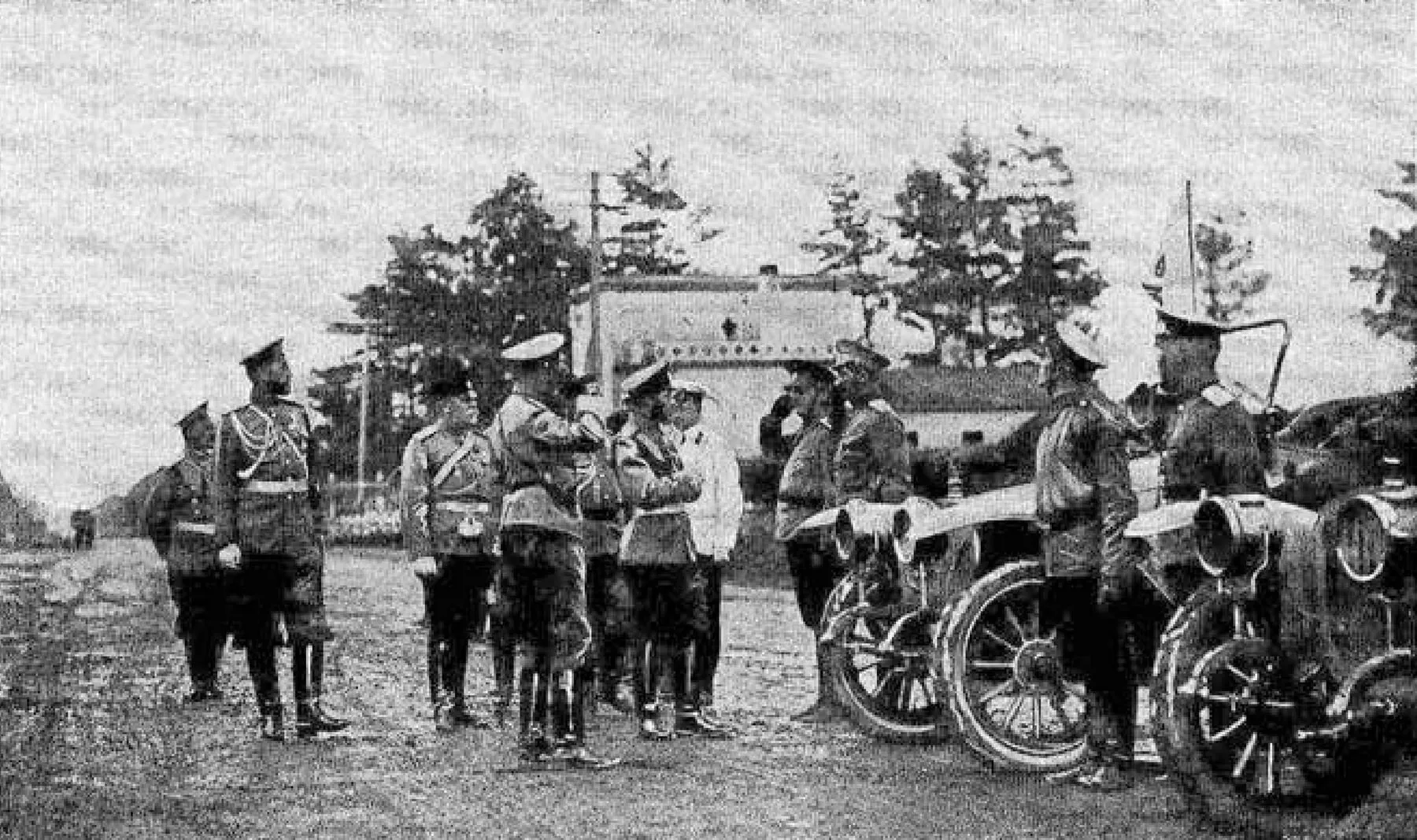 Высочайший смотр автомобилей Русско-Балтийского вагонного завода, 1912 год