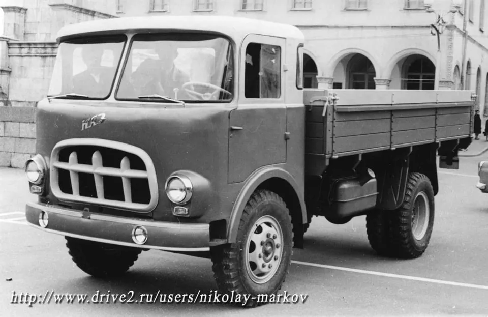 Первый опытный бескапотный «пятитонник» КАЗа, 1958 год