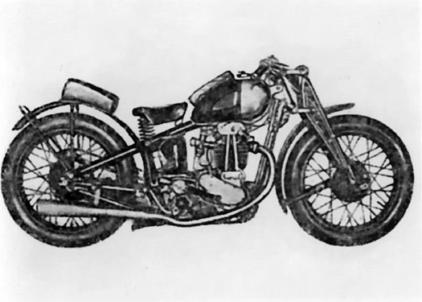 Спортивный мотоцикл С-1 завода «Красный Октябрь», 1939 год