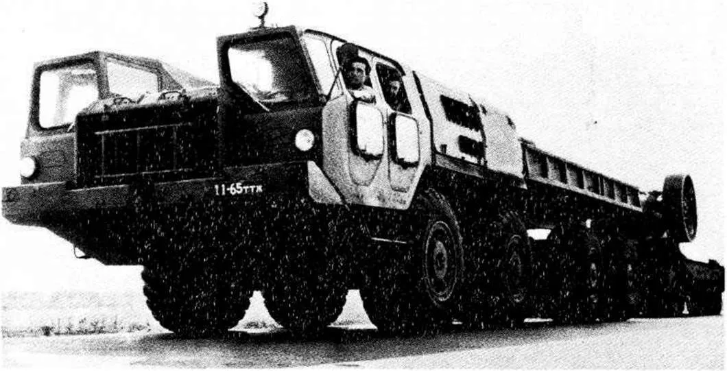 Балластный тягач МАЗ-543, 1972 год