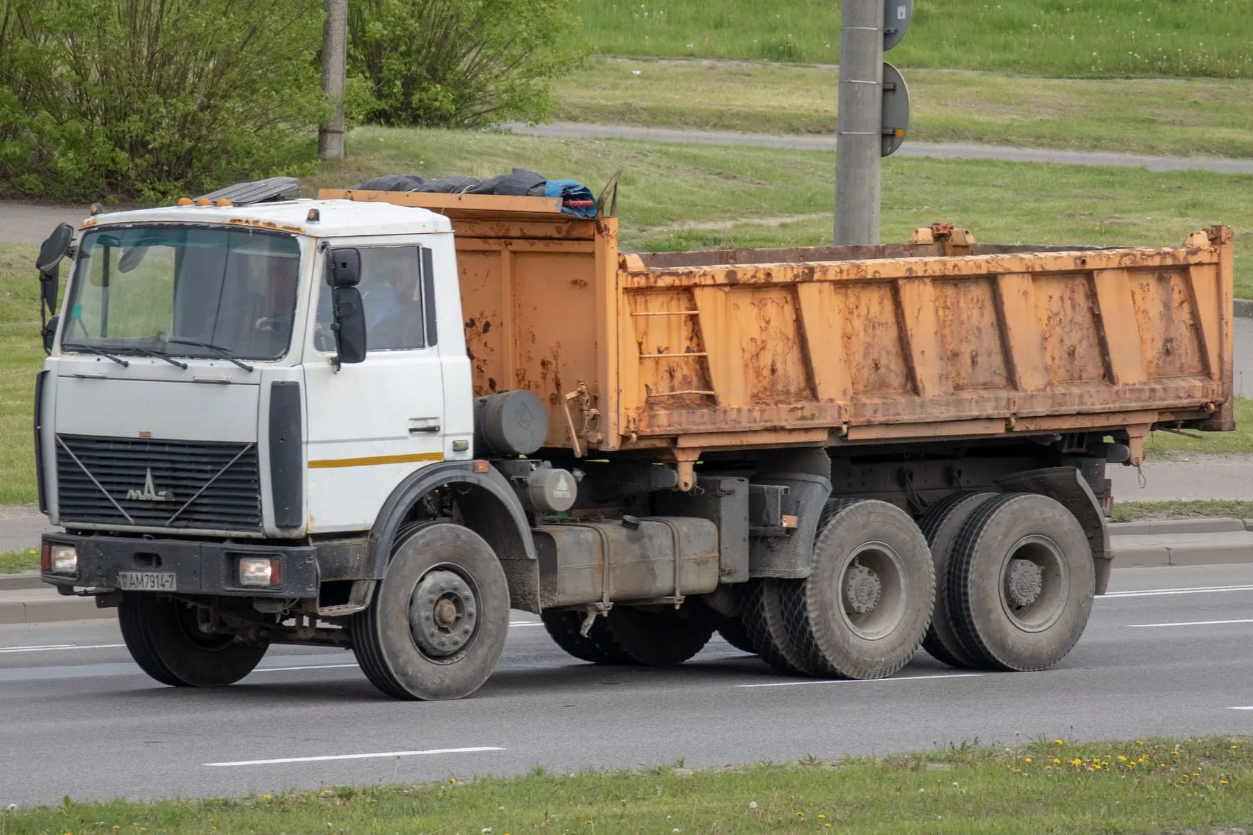 МАЗ-5516 с короткой кабиной без спального места, Минск