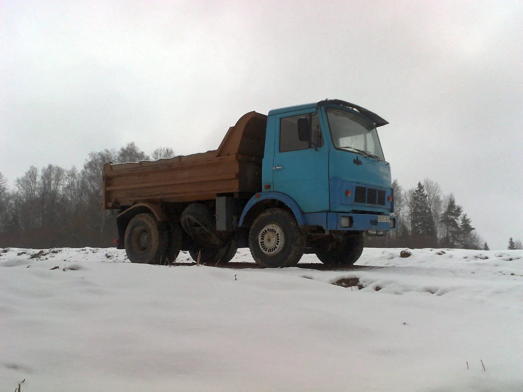МАЗ-5551 в уезде Валгамаа, Эстония, 2008 год