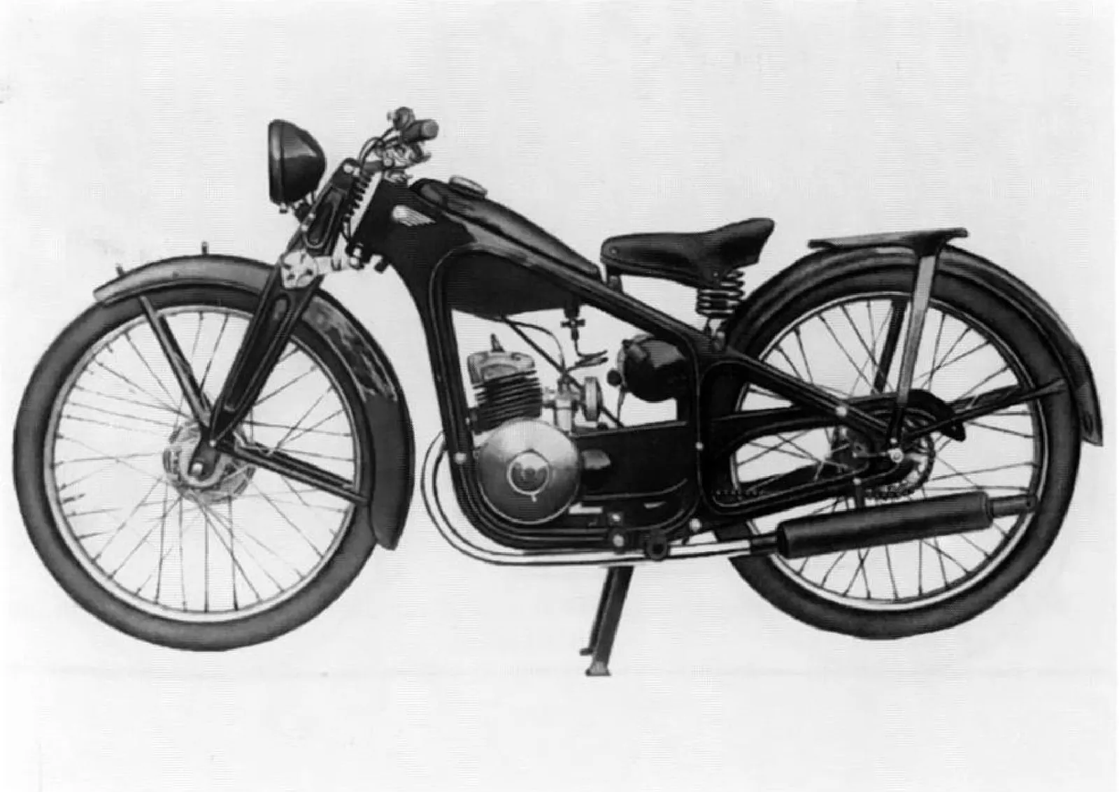 Опытный мотоцикл ПМЗ-125 Подольского мотозавода, 1938 год
