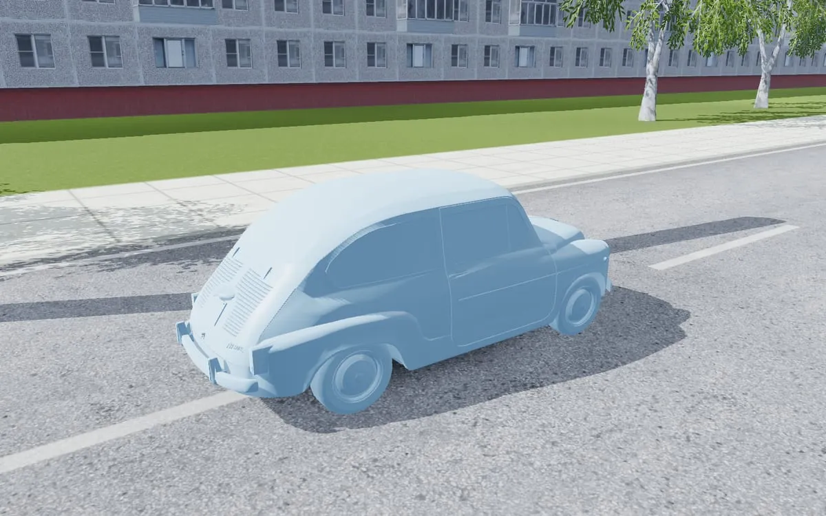 Трёхмерная модель: FIAT 600