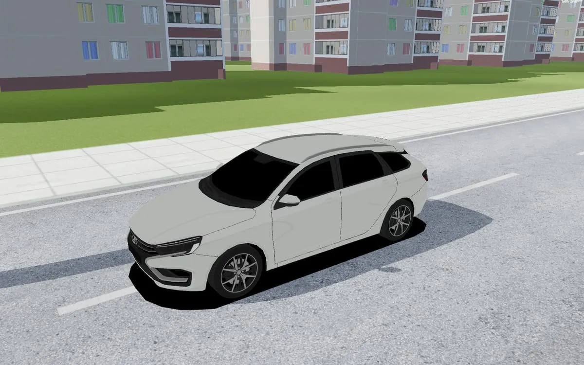 Трёхмерная модель: Lada Vesta