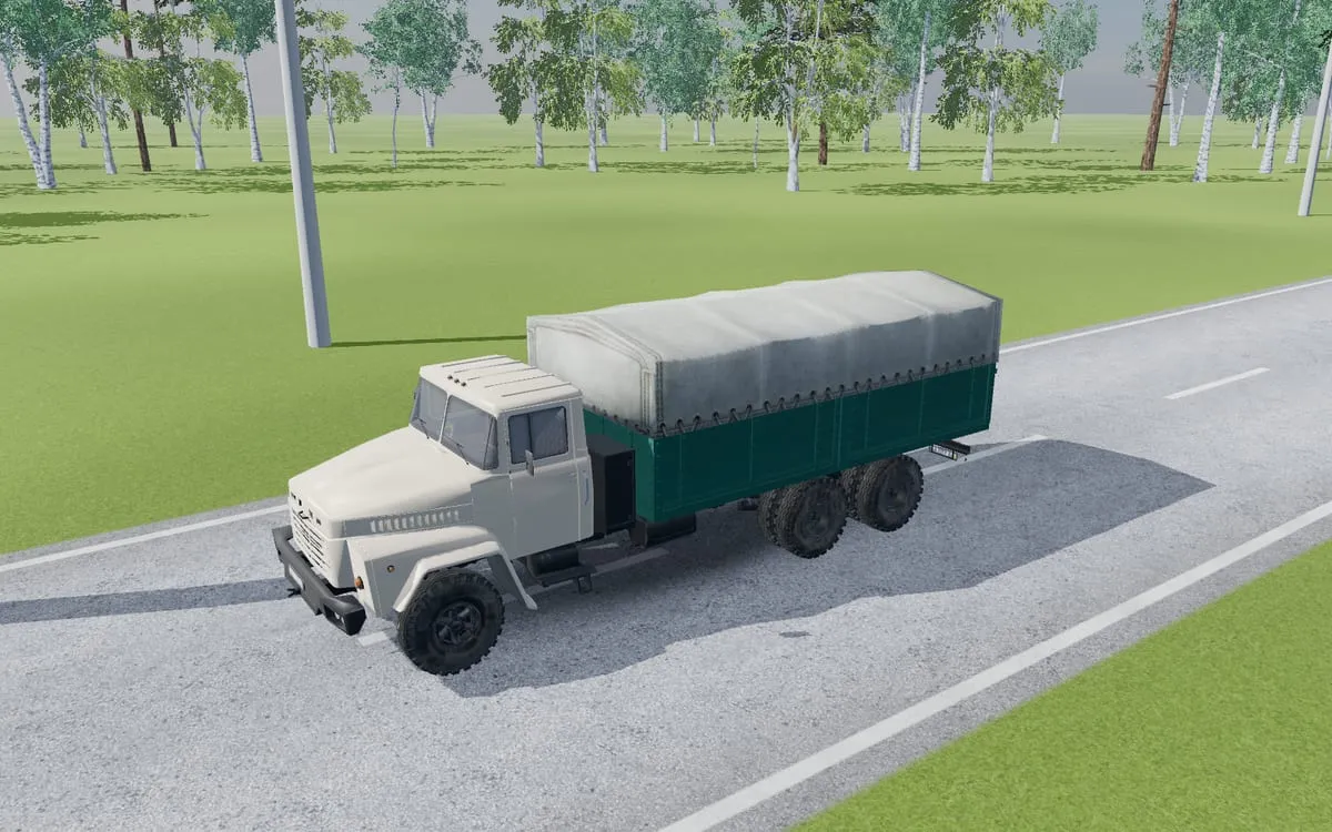 Трёхмерная модель: КрАЗ-250