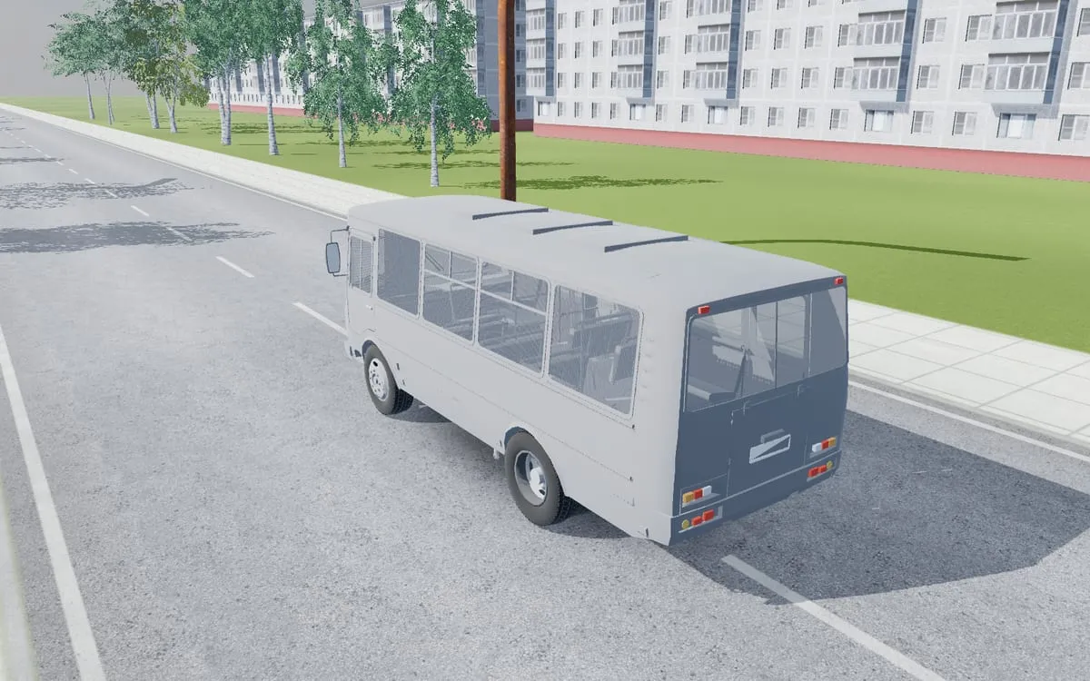 Трёхмерная модель: ПАЗ-3205