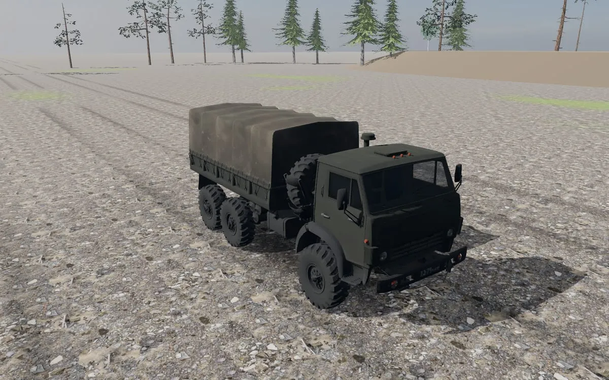 Трёхмерная модель: КамАЗ-4310