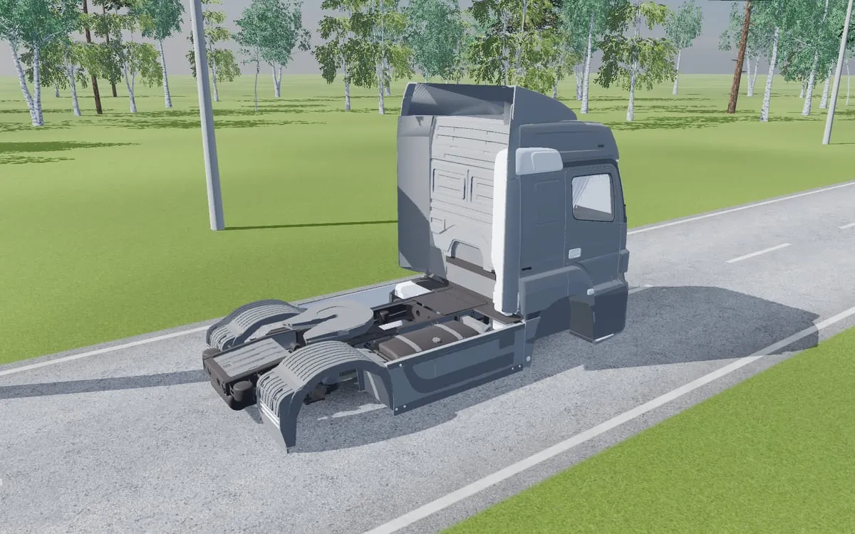 Трёхмерная модель: Mercedes-Benz Axor
