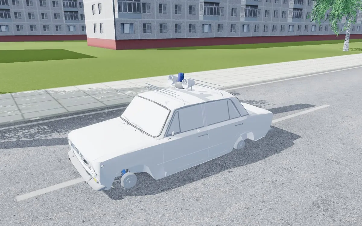 Трёхмерная модель: FIAT 124