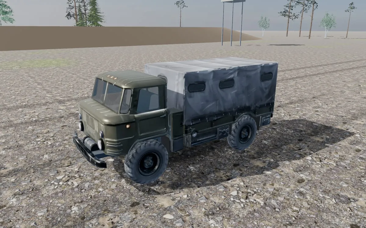 Трёхмерная модель: ГАЗ-66