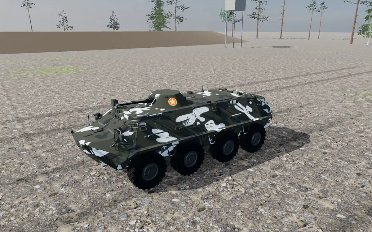 Трёхмерная модель: БТР-60