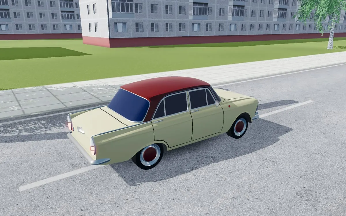 Трёхмерная модель: Москвич-408
