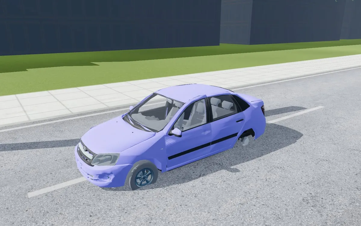 Трёхмерная модель: Lada Granta
