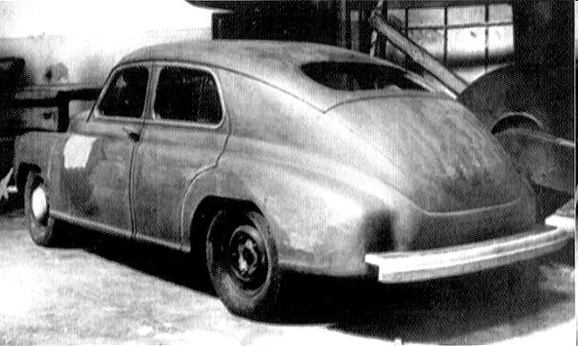 Ранний макет будущей «Победы», 1943–1944 годы