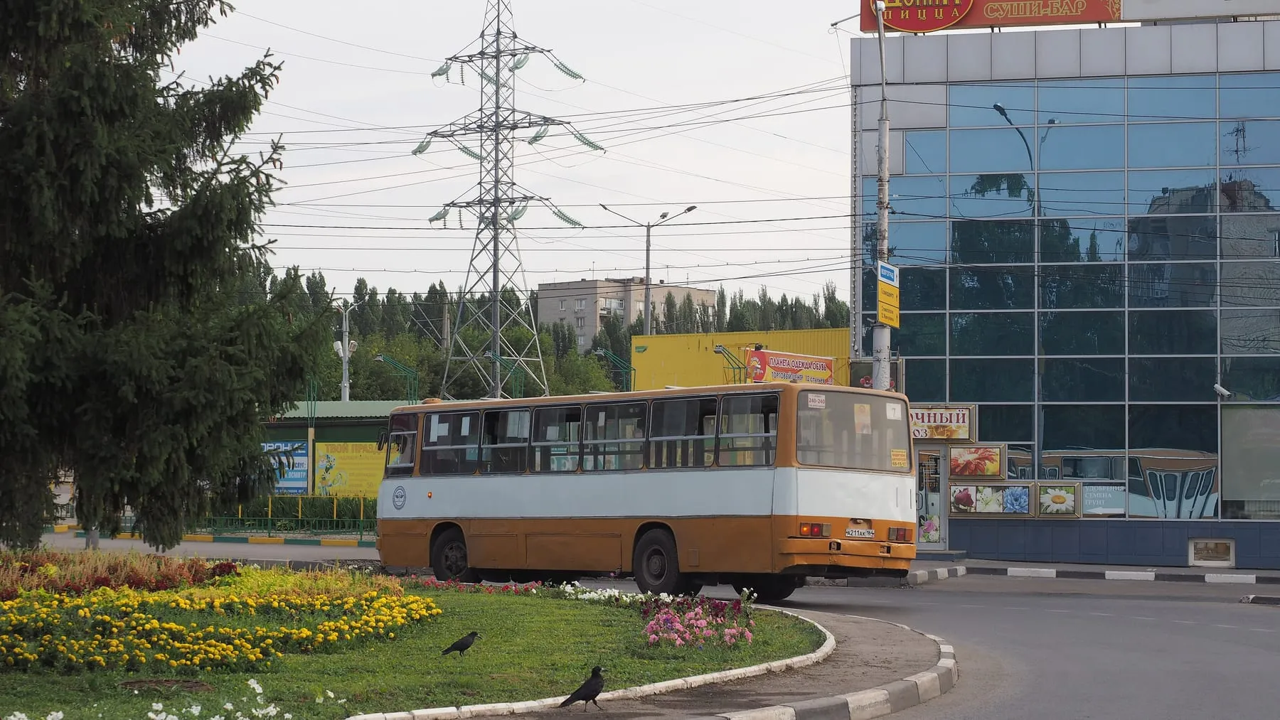 Ikarus-260 на саратовском маршруте, 2016 год