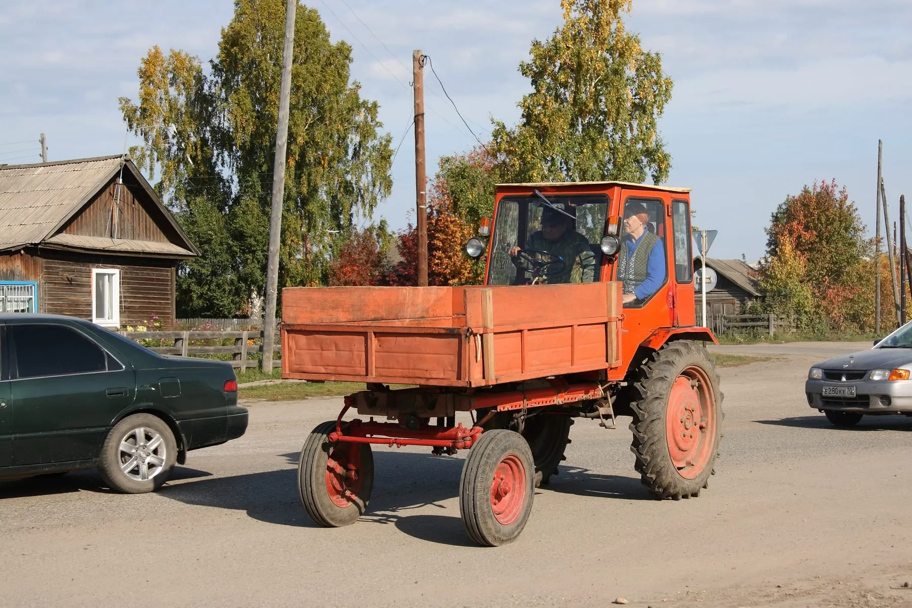 Т-16 в селе Молчаново Томской области