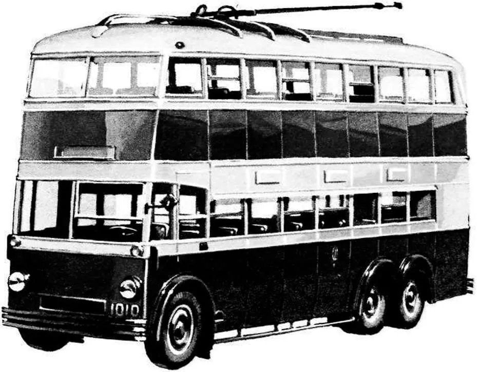 ЯТБ-3 — первый отечественный двухэтажный троллейбус, 1938 год