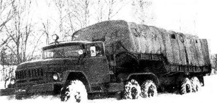 ЗИЛ-137 с активным полуприцепом ЗИЛ-137Б, 1971 год