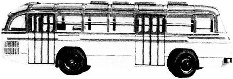 Экспериментальный автобус ЗИЛ-159, 1959 год