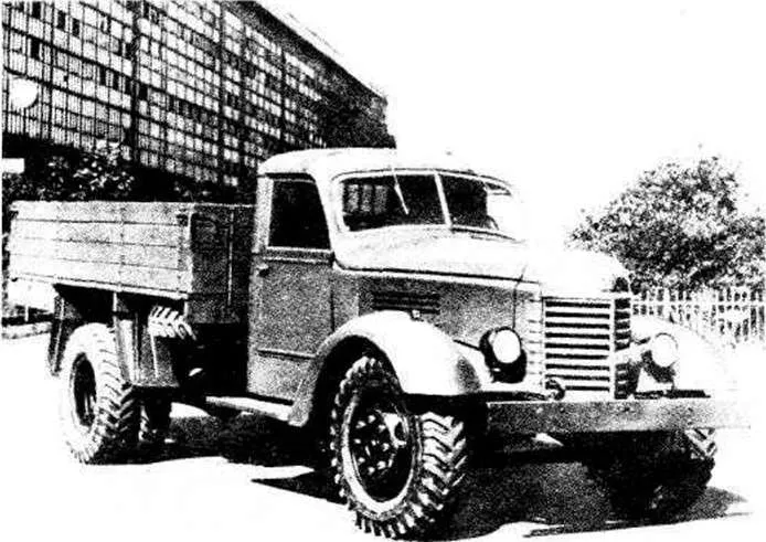 ЗИС-150 с деревометаллической кабиной, 1947 год