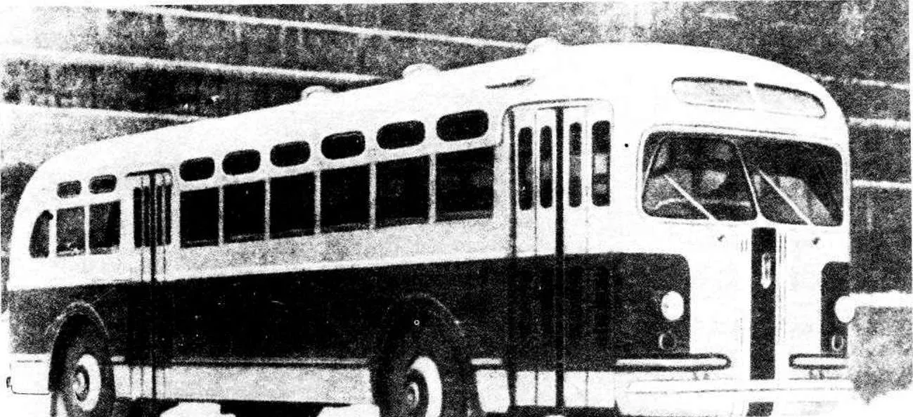 Дизель-электрический автобус ЗИС-154, 1947 год