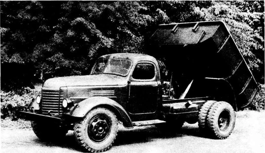 Самосвал ЗИС-585Е производства ММЗ, 1955 год